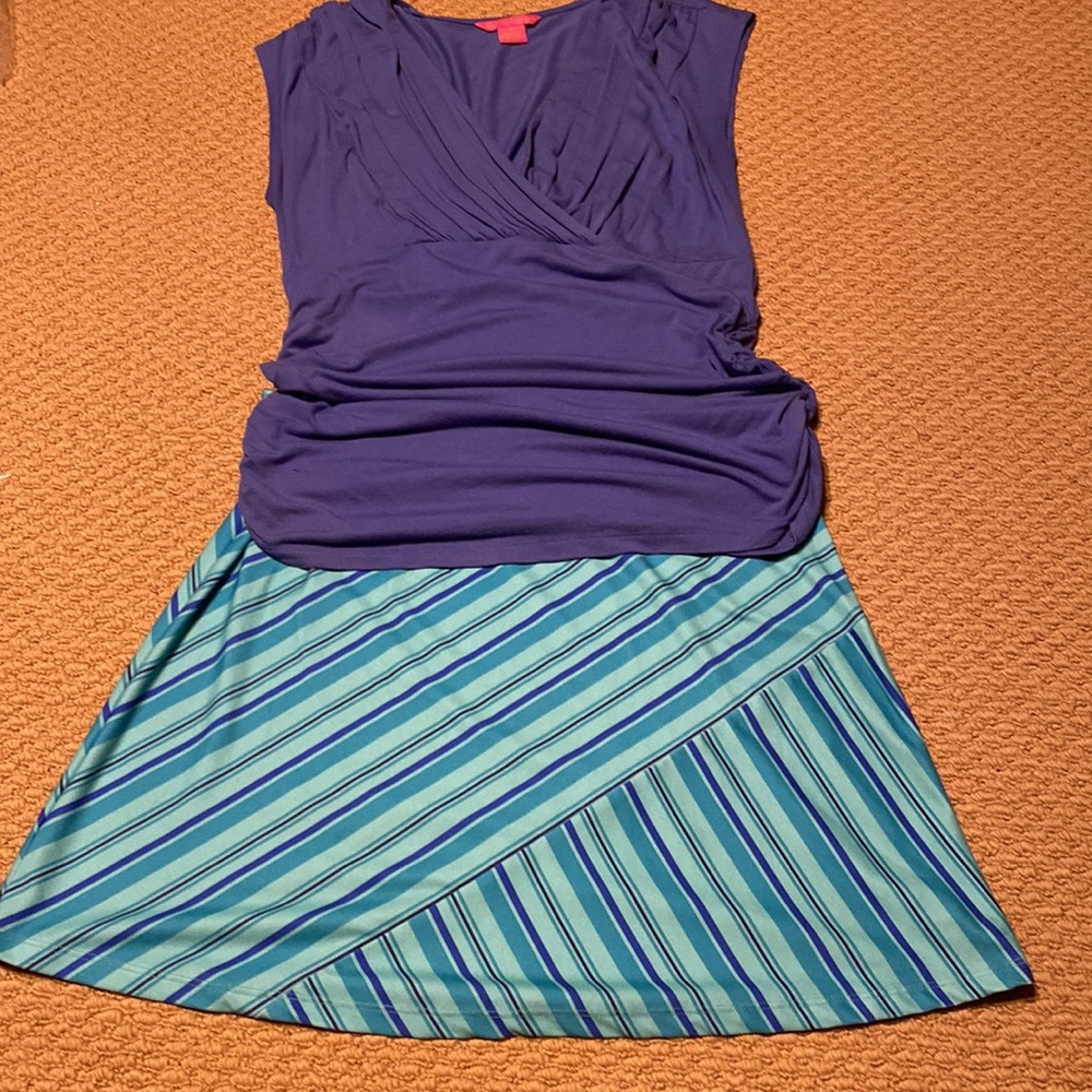 Tahama A line skirt with spandex. Cool and wrinkle free great for  travel. - Picture 3 of 4
